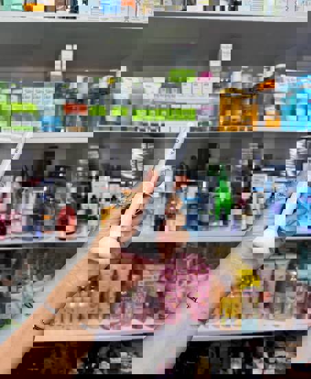 براش رژگونه دسته سفید