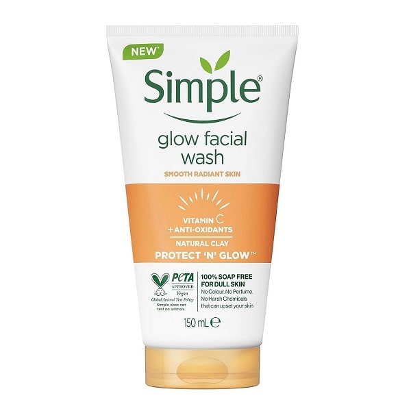 ژل شستشو GLOWویتامین سی سیمپل